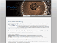 Tablet Screenshot of capgen.com